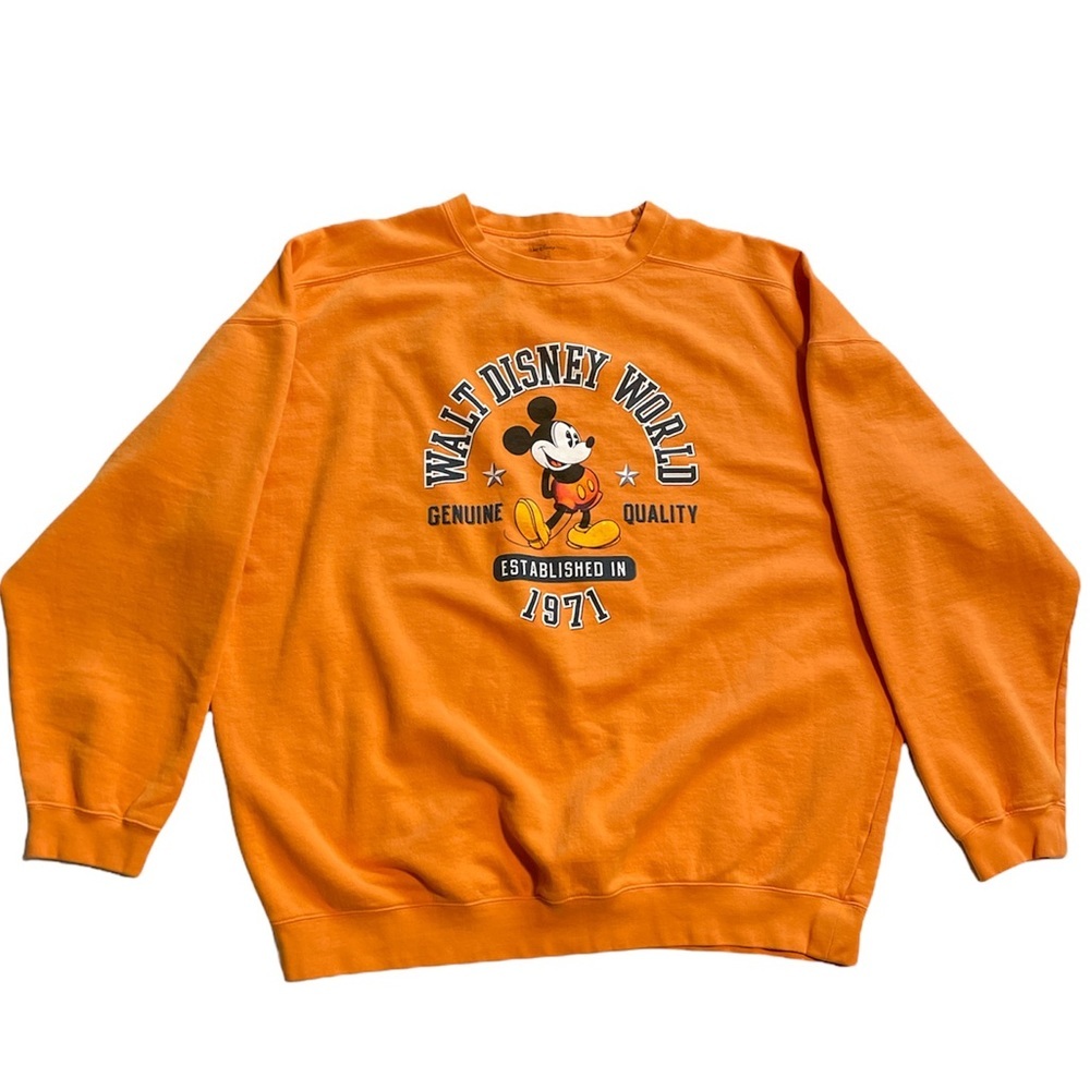 Vintage Walt Disney World unisex Sweatshirt – Mickey Mouse Est 1971 Sz 2XL